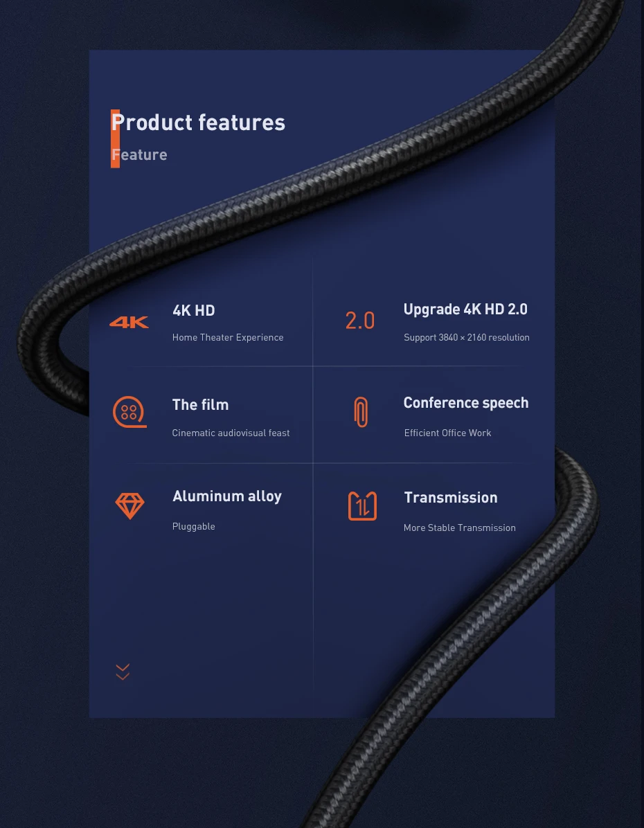 4k Удлинительный кабель, hdmi короткие 0,5 hdmi кабель 1 м 2 м 3 м 5 м hdmi-male-hdmi-male Jack кабель постоянного тока OriginalNotebook ТВ HD одного и того же экрана кабель аудио