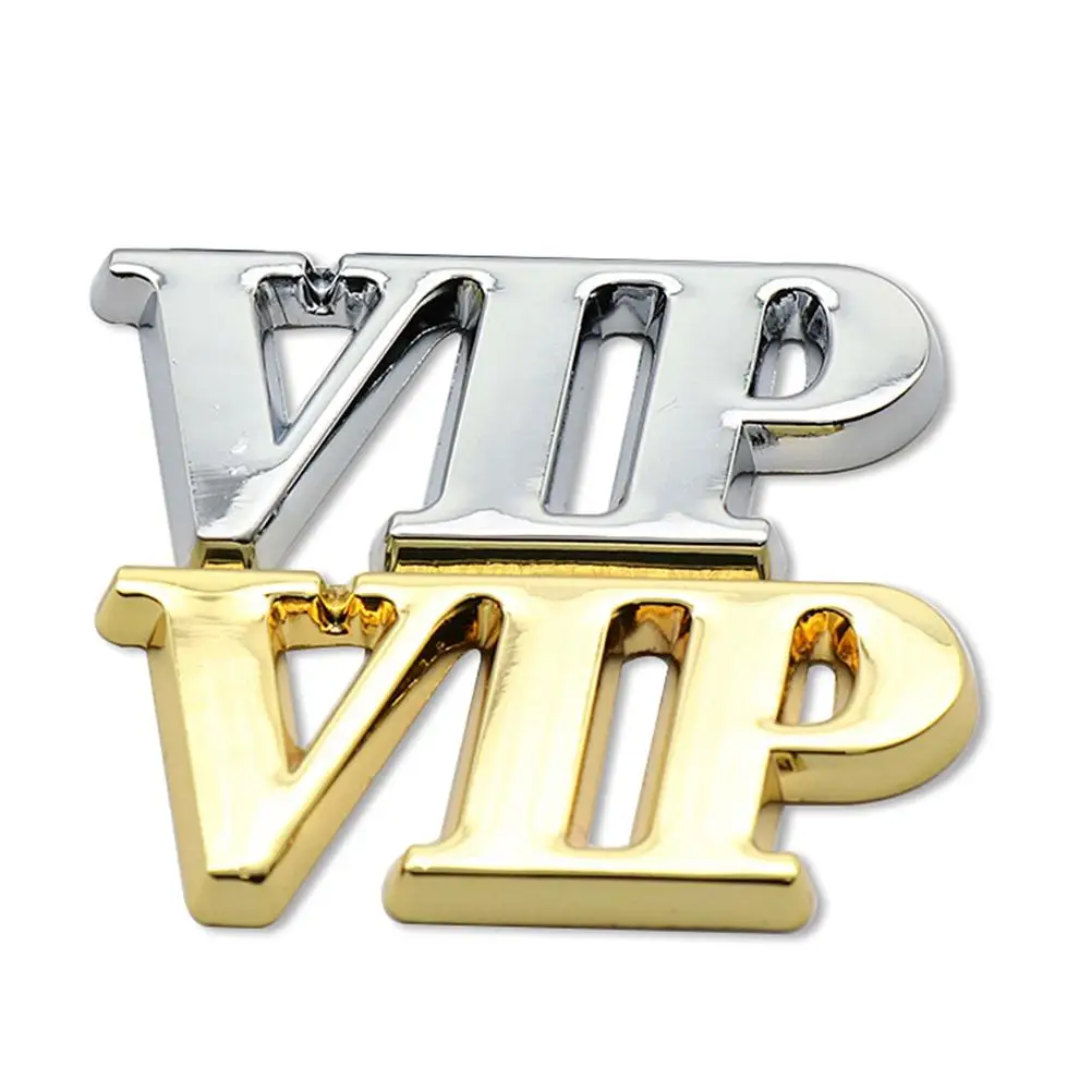 Автомобильный 3D металлический стикер персональный логотип VIP автомобильный корпус багажник эмблема боковой знак Украшение Наклейка мотоцикл Авто Наклейка автомобильный Стайлинг