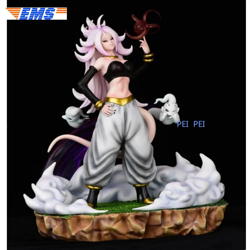 Аниме статуя Dragon Ball Android 21 GK полноразмерный портрет 28 см резиновая фигурка героя Коллекционная модель игрушечная коробка Q999