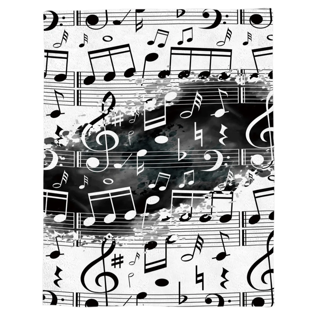 Catatan Musik Hitam Putih Cat Air Splash Selimut Portable Flanel Selimut Hotel Sofa Kantor Pesawat Perjalanan Selimut Untuk Tempat Tidur Selimut Aliexpress