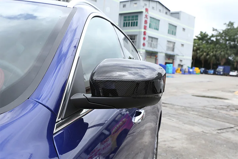 Углеродное волокно добавить на стиль Боковая дверь зеркало заднего вида чехлы подходят для Maserati Levante Ghibli