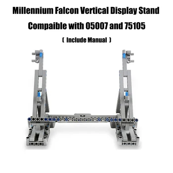 

Millennium Falcon Vertical Display Stand Compatible with lepinblock for 05007 and 75105 Ultimate Collector's Model