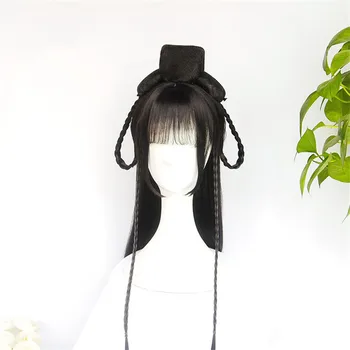 

WEILAI Wigs For Women Han Dynasty Ancient Style Wig Ancient Costume Versatile Daily Used Stylish Wig braided wigs synthetic wig
