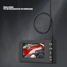 Industrial Endoscope Handheld 4.3inch LCD Screen Borescope High Definition 1080P Pipe Inspection Camera with LED Light J