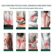 Горячая прижигание грелку облегчение боли натуральные травы Китайская традиционная термотерапия патч для шеи плечи боли в спине