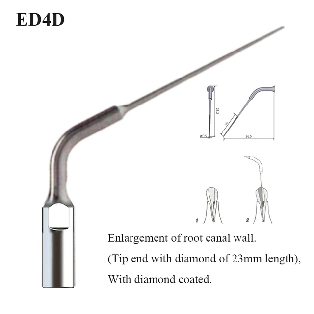 Dental Ultrasonic Scaler Tip Scaling Periodontics Endodontics Dentists Multifunction Endo Perio Scaling Tips Dental Instrument ED4D