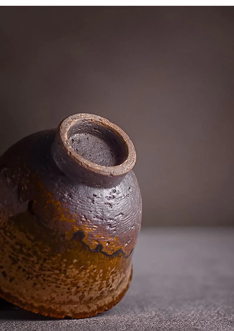 220 мл винтажный Японский стиль грубая керамика Gaiwan китайский керамический чайный набор кунг-фу Tureen Ретро чайные чашки для чая церемония Аксессуары