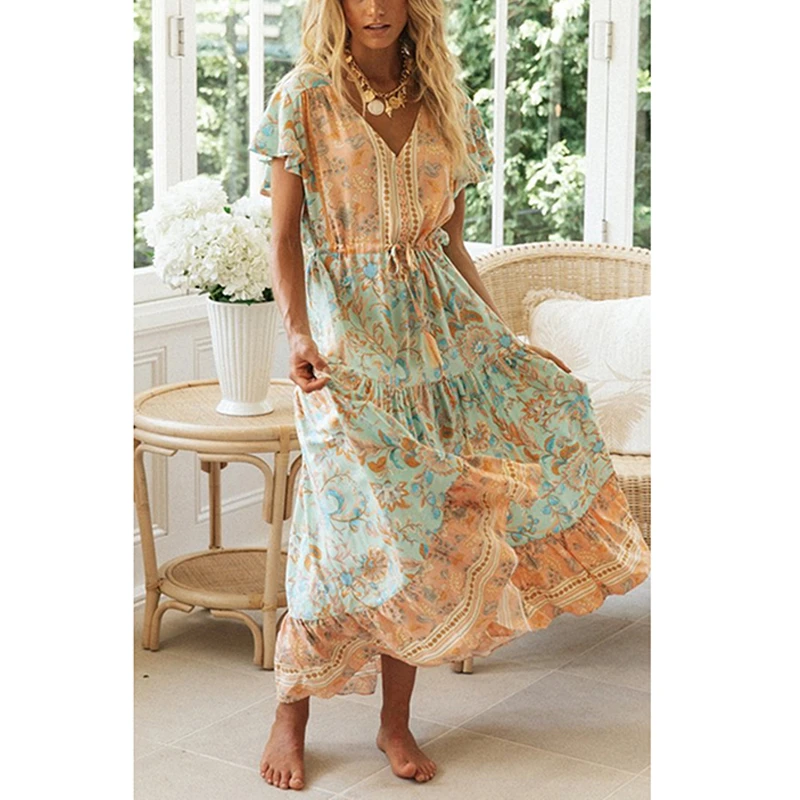 bohemian summer dresses 2021