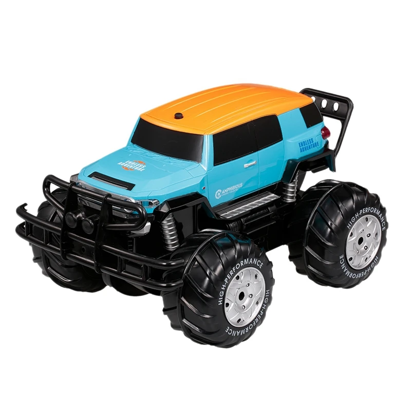 

Remote Control Car 1:10 2.4Ghz 4Wd Big Wheel Off-Road Amphibious Vehicle Off-Road Vehicle Land Water Remote Control Car Toy