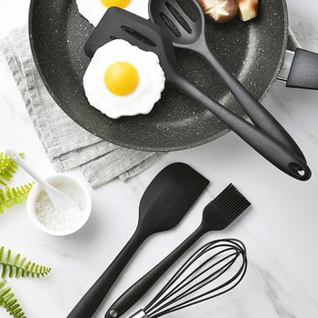 

11PCS kitchen Household Restaurant Silicone Cookware Set Household Non-Stick Cooking Tool Set Kitchenware Baking Set Accessories