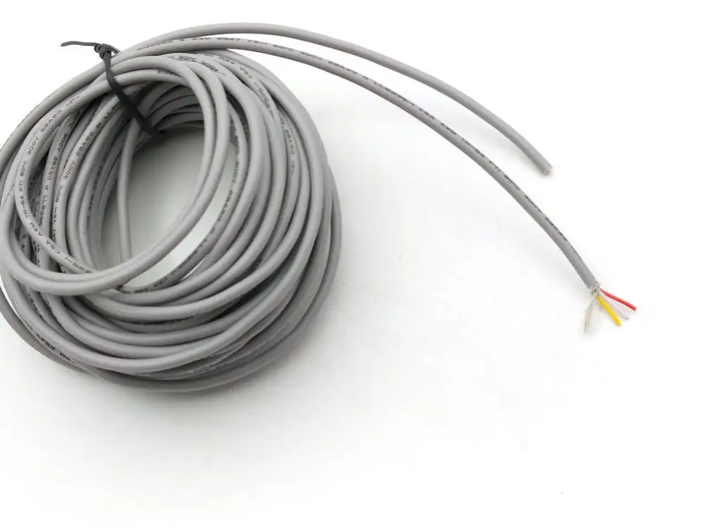 1 Катушка 300 м кабель 28AWG 3 ядра щит ПВХ в 80 градусов Цельсия для видео аудио|reel