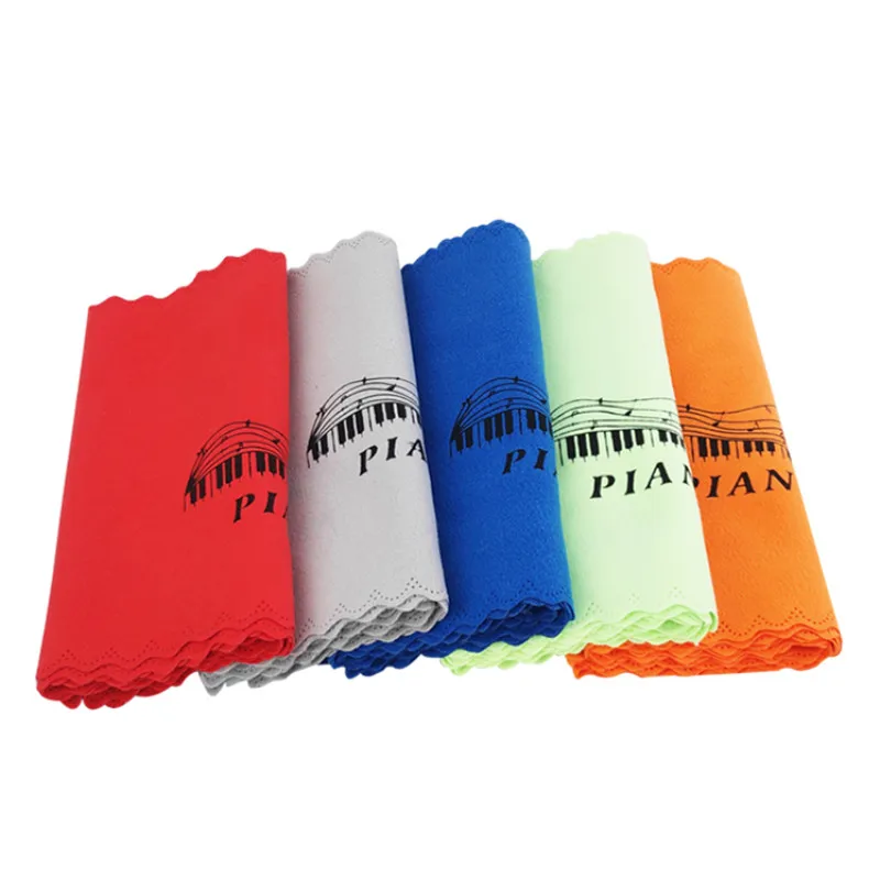 

Modern Fine Fiber Piano Cover Towel Wavy Edge 88 Key Electric Piano Electronic Keyboard Cloth Dust Cover Piano Decoration