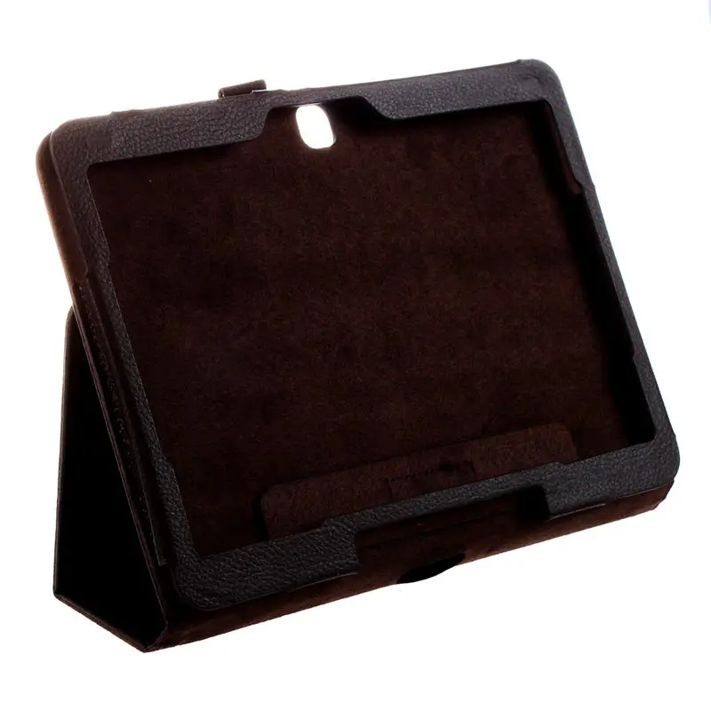 Brown Чехол из искусственной кожи чехол для samsung Galaxy Tab 3 10,1 P5200 P5210 P5220 цвет планшета: синий - Цвет: Brown