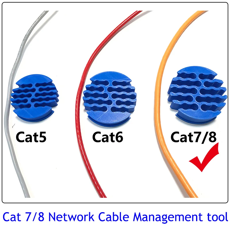 Cabo de Rede Cat7 Cat8 24 Orifícios Categoria de Cabo de Fiação para Gerenciamento Fixação Ferramenta Profissional de 20 mm de Espessura