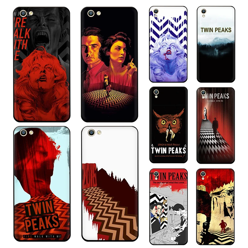 Twin Peaks Cool Silicone Pone Cse для OPPO R17 R15 F11 F9 Pro A77 R9s F7 A73 A83 A59 A39 A5 A9 A1K K3 K5 | Мобильные телефоны и