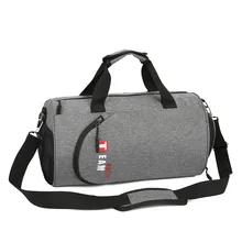 Мужская Дорожная сумка для сухого влажного отделения цилиндрическая Женская дорожная сумка для путешествий сумка для багажа деловая сумка для путешествий сумка для хранения багажа