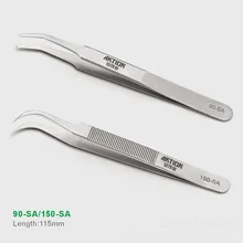 Aktion Пинцет 302 с наконечниками из нержавеющей стали супержесткий толстый острый носок/Пинцет серии SA