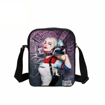

Crossbody Bags For Girls Fashion Cool Suicide Squad Harley Quinn 3D Printing Shoulder Bags Messenger Bags Sling Bags Sac A Main