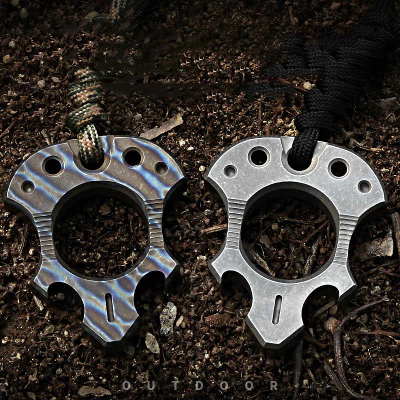 

EDC титановый сплав зонтик веревка DIY декоративные аксессуары брелок кулон Открытый EDC Multi Инструменты