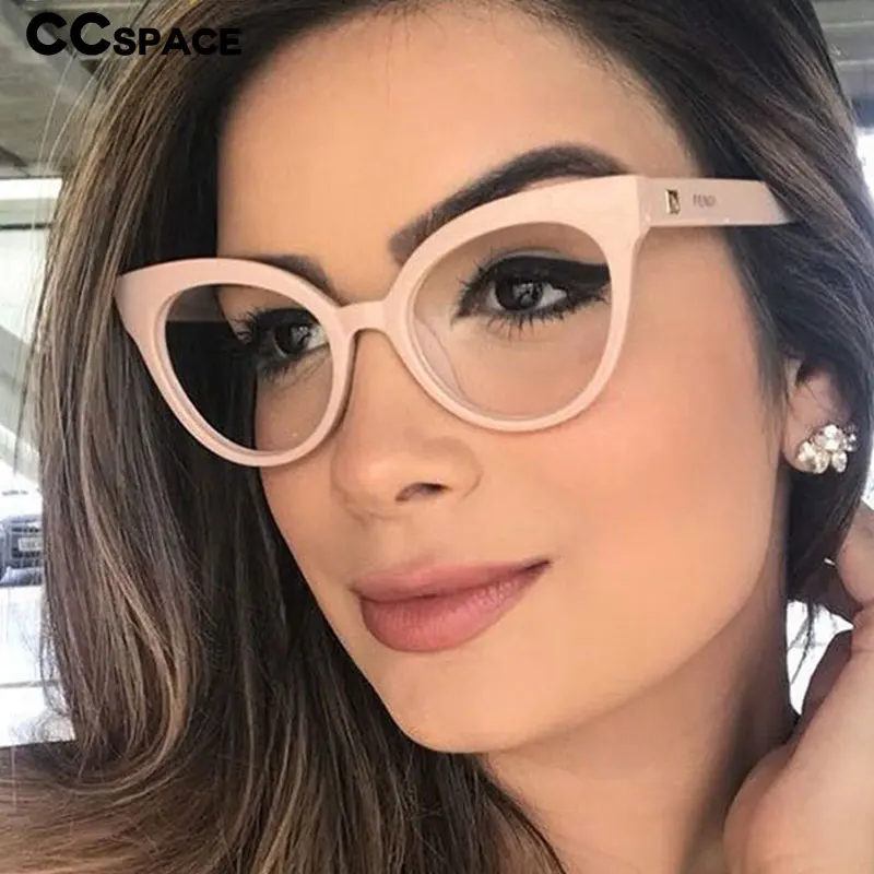 Montura de gafas con ojo de y luz azul para mujer, lentes ópticas femeninas de diseñador de marca, elegantes, a la moda, 45143|brand eyewear|designer eyeweareyewear brand - AliExpress