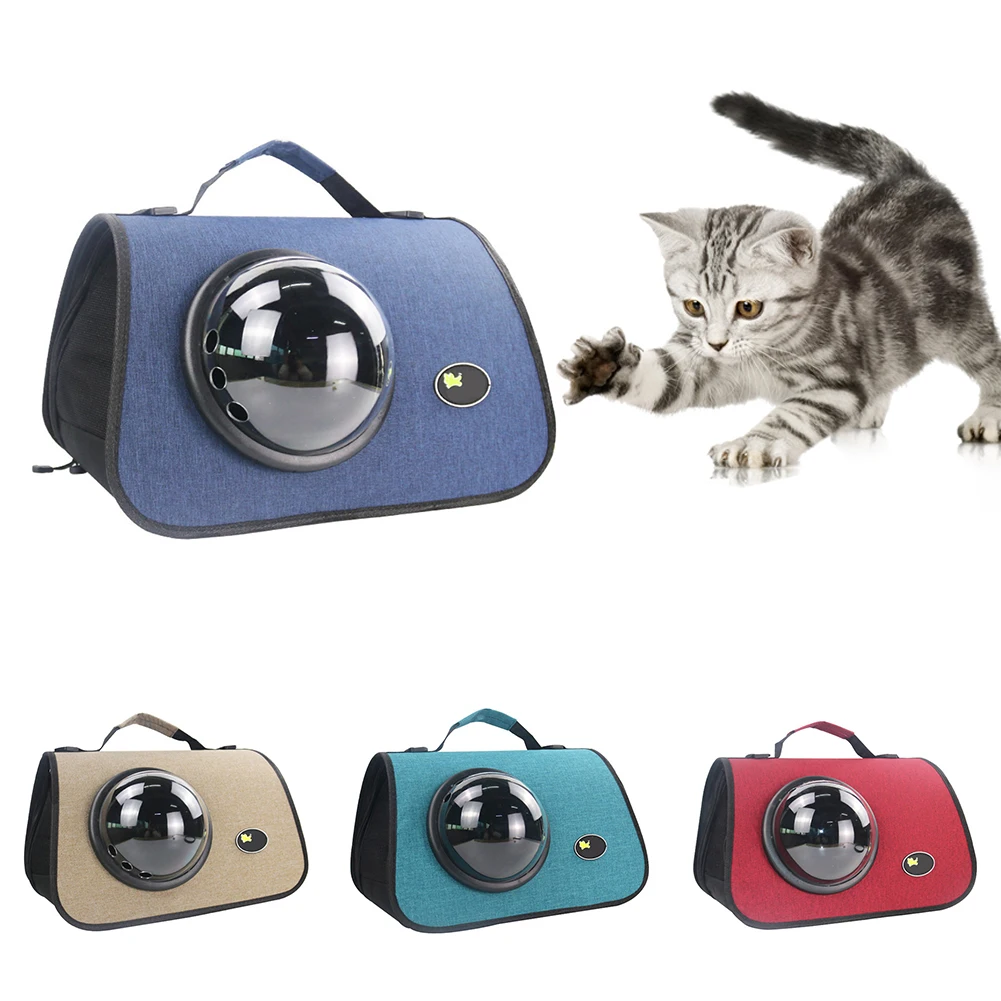 HOT !!! Pet Dog Travel Portable Foldable Carrier Bag Breathable Space Capsule Handbag Portable Pet Backpack Carrier