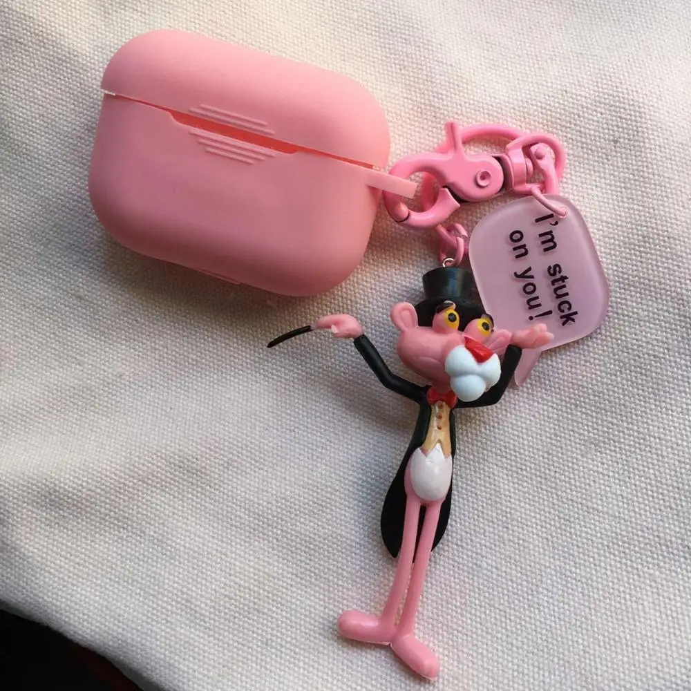H8 Чехол для AirPods Pro, чехол для Air Pods Pro 3, роскошный мультяшный брелок, силиконовые аксессуары, чехол для ключей, чехол для наушников - Цвет: H8
