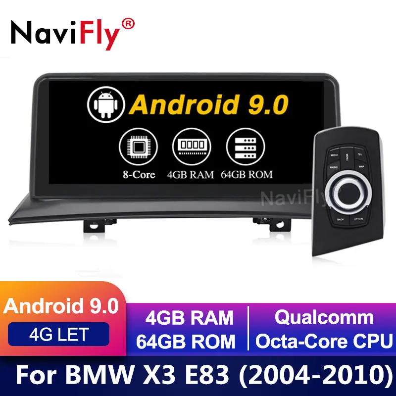 

IPS Screen 8Core Android 9.0 Car Navigation Player car DVD radio For BMW X3 E83 (2004-2010) with iDrive Car Audio GPS multimedia