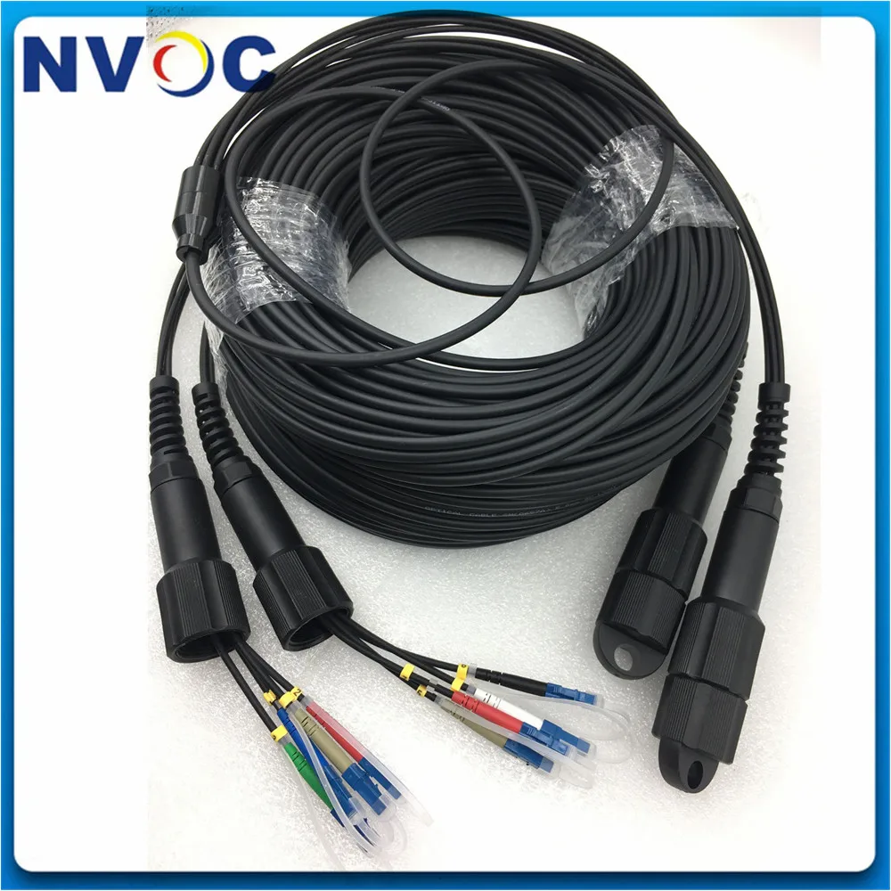 4 ядра 100 м 125 150 200 250 300 SM G657A LSZH 5 мм 4C LC/SC/FC/ST UPC 1Pcs PDLC бронированный волоконно