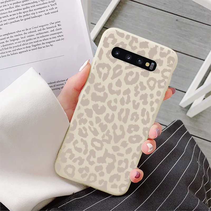 samsung silicone case For Samsung Galaxy S10 Plus S10e Case Silicone Back Cover Phone Fundas For Samsung s 10 s10plus s10 E Flower Coque Bumper Shell cute samsung cases Cases For Samsung