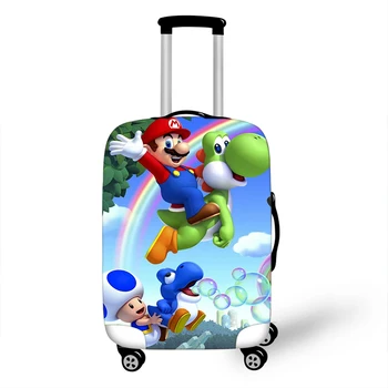 

18-32 Inch Mario Bros Travel Suitcase Cover Elastic Luggage Protective Cover Anti-dust Trolley Case Travel Accessory