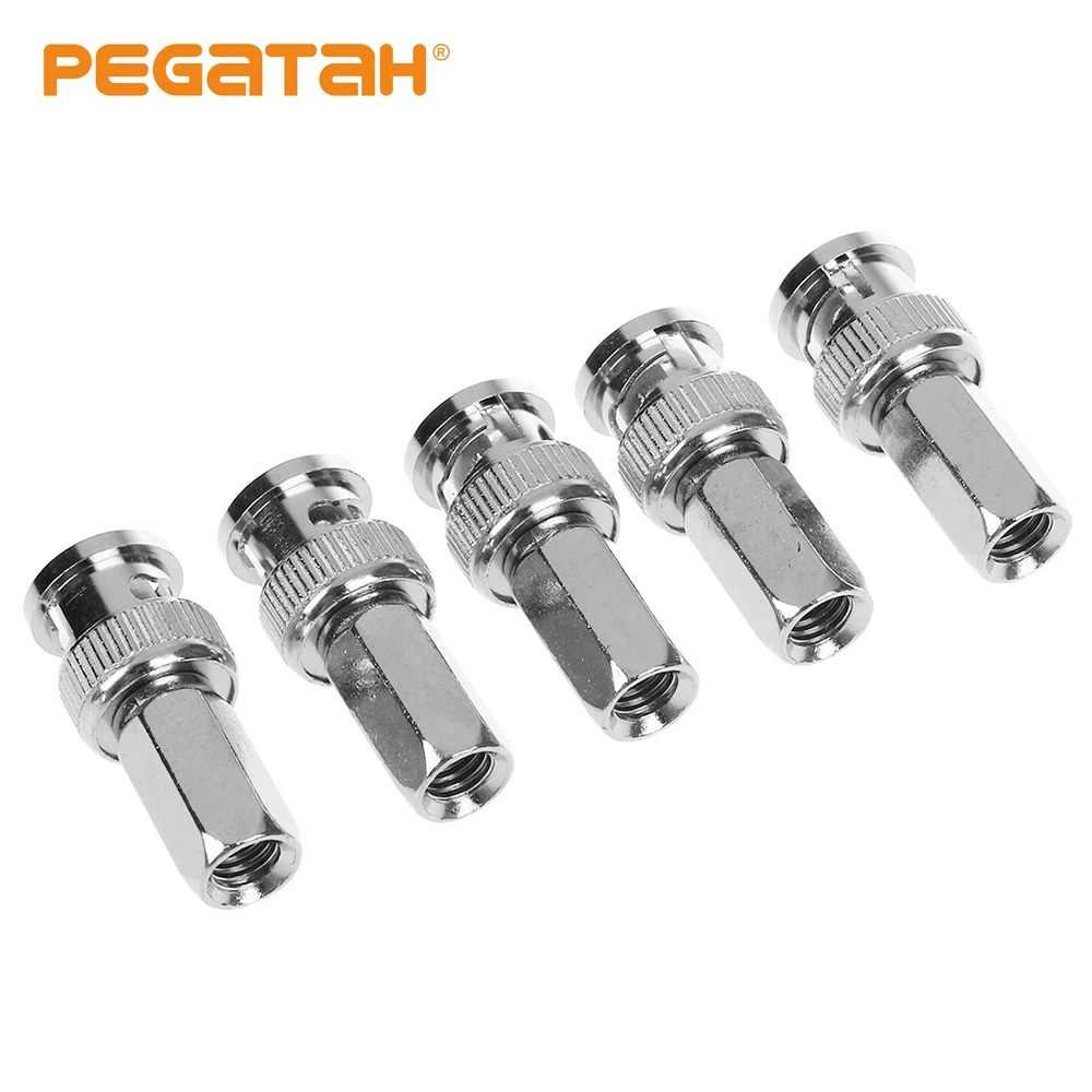 2pcs 5pcs 10PCS BNC Male Connectors Cable Adapters for RG130 Coaxial Cable BNC1A2 C63