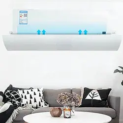 New 1Pc Anti Direct Blowing  Adjustable Plastic Air Conditioner Cover Wind Shield Deflector Baffle Easy to Install