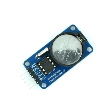 

DS1302 real-time clock module with battery CR2032 when power down DS1302 module