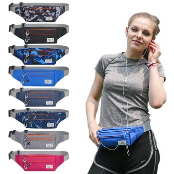

Men Sports Bag Women Running Waist Bag Pocket Jogging Waterproof Cycling Bum Bag Outdoor Sports Phone Anti-theft Pack Belt Bag