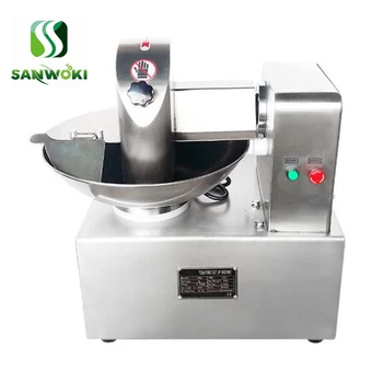 

5L capacity Cutting and Mixing Machine Meat Bowl Cutter Meat Bowl dicing Machine buns stuffing grinder machine