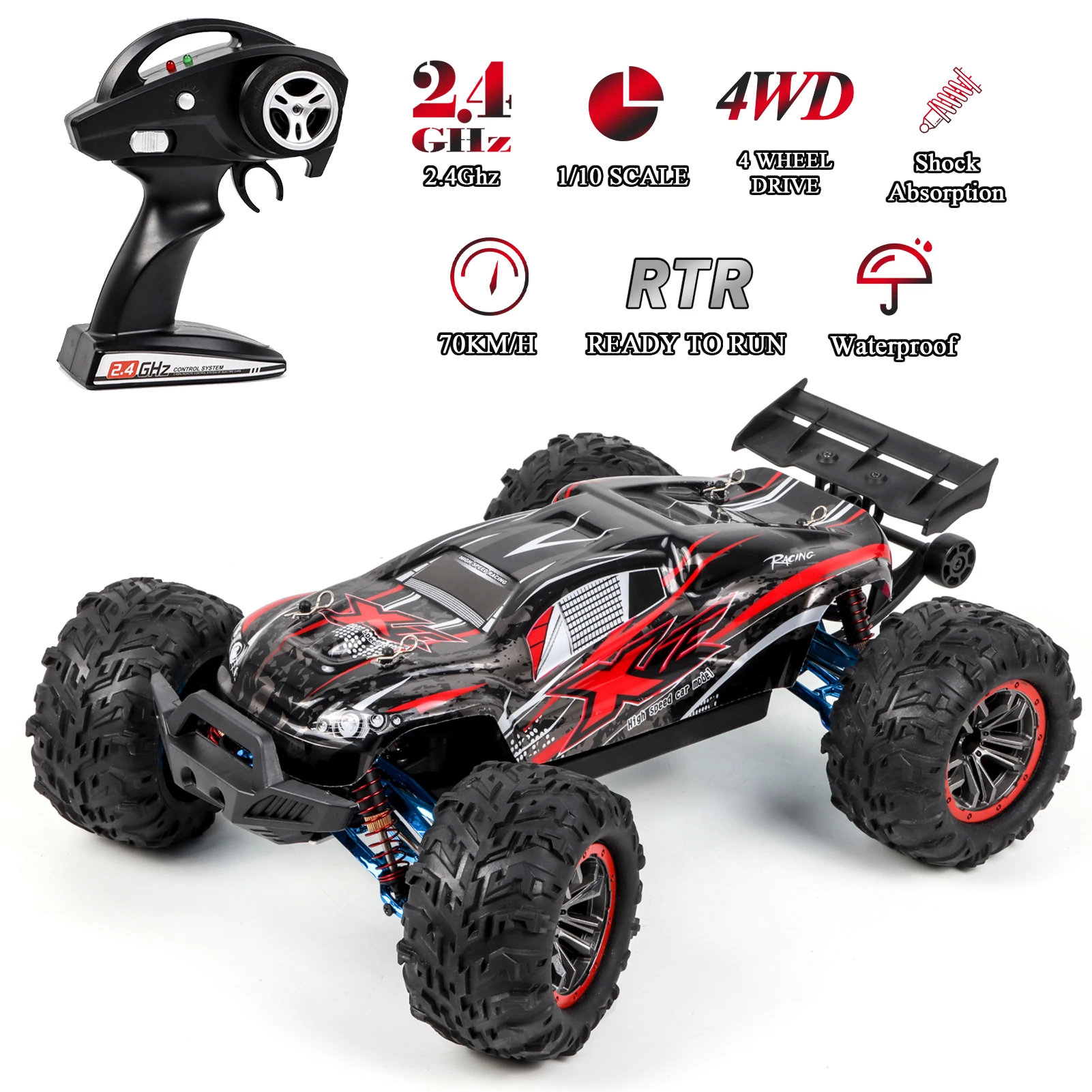 F14a Rc Car 70km/h High Speed 1/10 2 