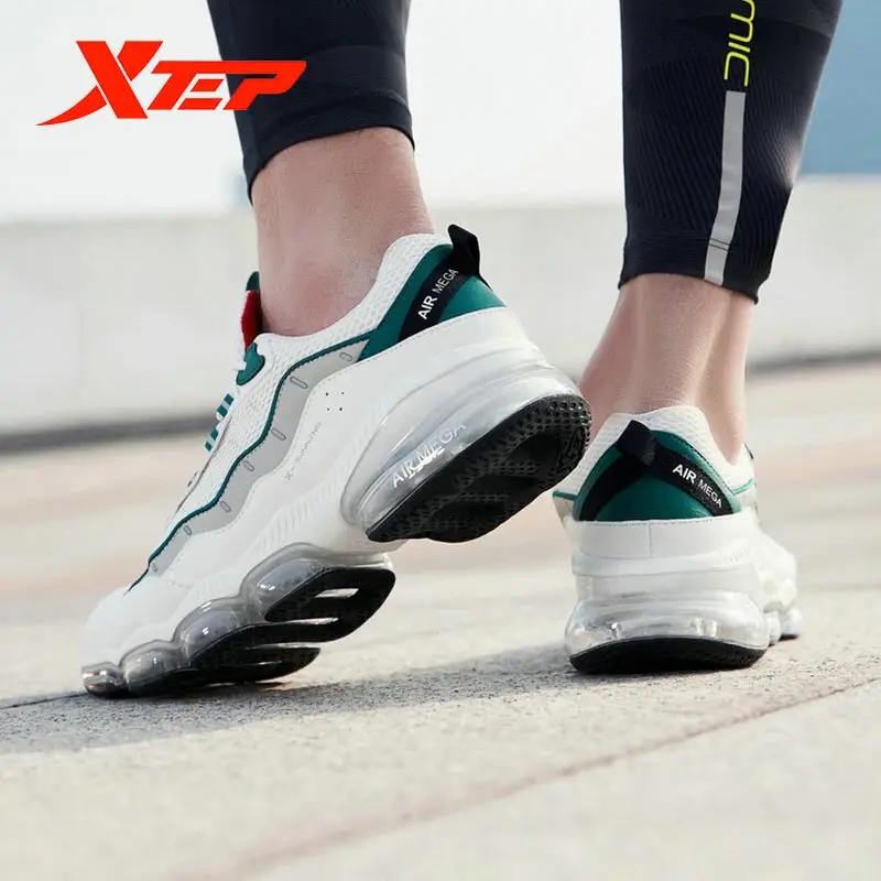 Xtep Air Cushion Type Men's Running Shoes Breathable Sneakers Air Cushion Running Shoes 880119115096