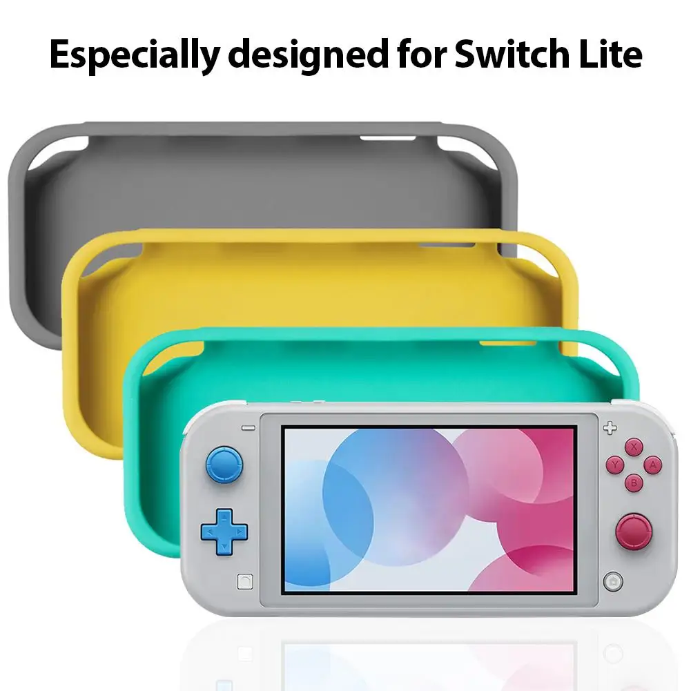 

Soft TPU Protective Case For Nintend Switch Lite Silicone Case For NS Lite Protector Shell Accessories Coque For Switch Lite PC