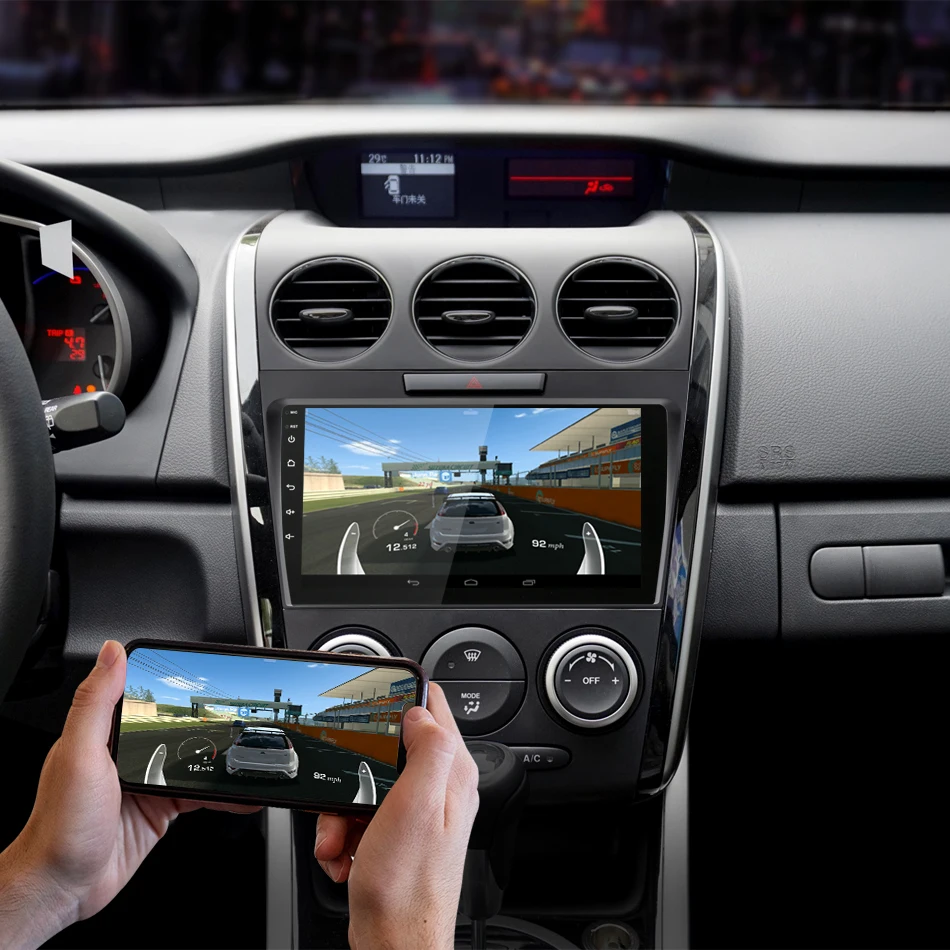 Sale 2DIN 9" Android 8.1 4G NET Car GPS Navigation Radio Multimedia Player For MAZDA CX-7 cx7 cx 7 2008-2015 RDS HiFi 36EQ 2 DIN DVD 12