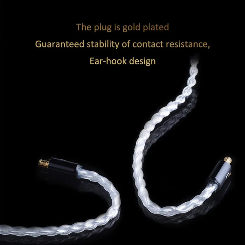 CABLETIME HIFI кабель для обновления наушников 0,78 провод акустический тип-c Замена аудио обновление провода OCC DIY HIFI наушники MMCX 1,2 м