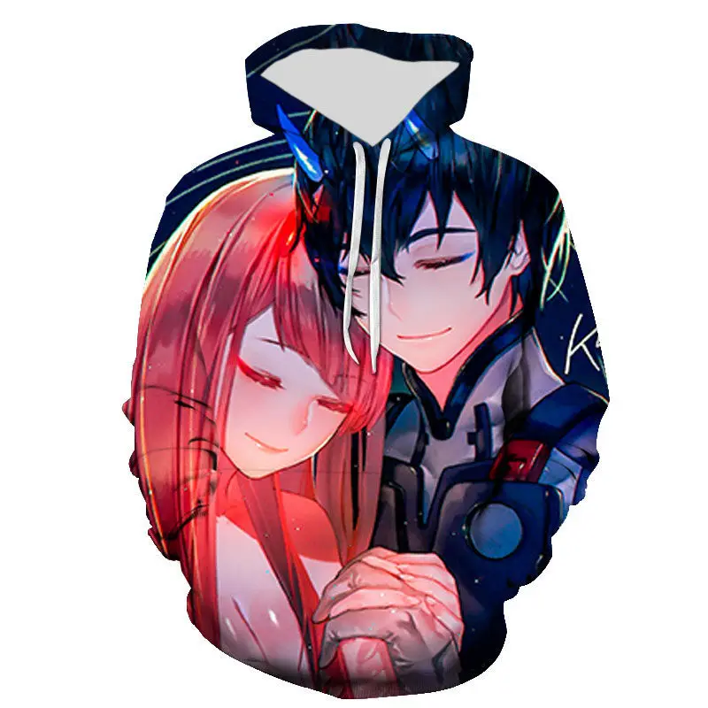 

Darling in the FranXX 3D Printed Hoodies Men Women Children Fashion Sweatshirts Boy Girl Kids Long Sleeve Streetwear Tops