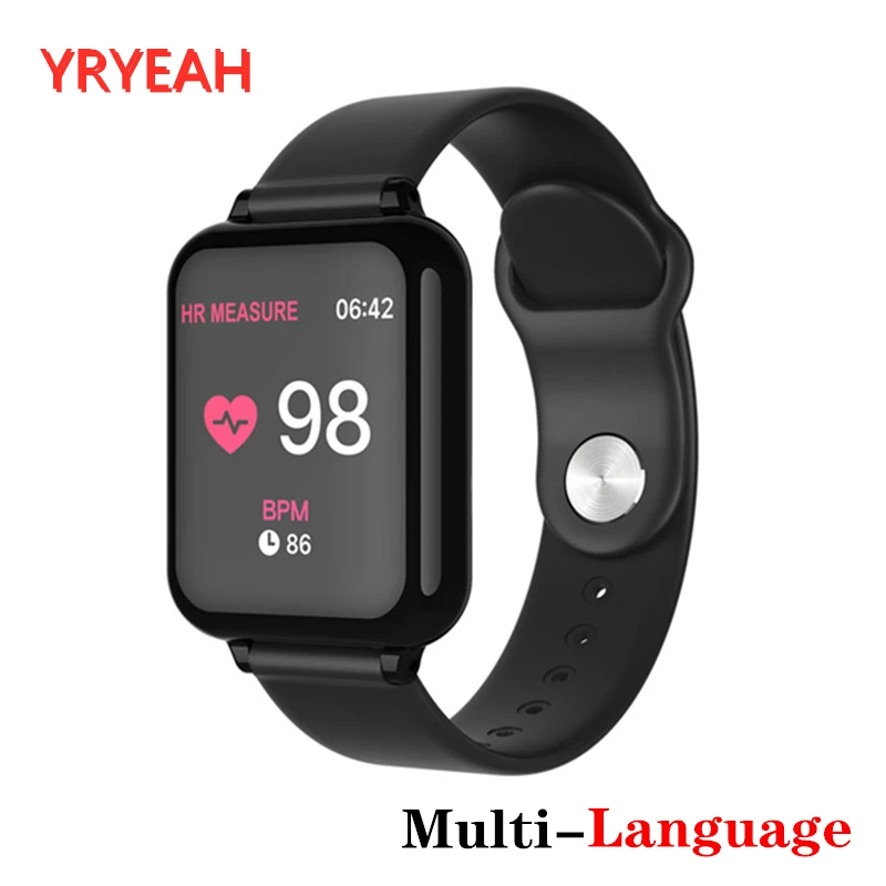 

Original B57 smart watch IP67 waterproof smartwatch heart rate monitor multiple sport model fitness tracker man women wearable