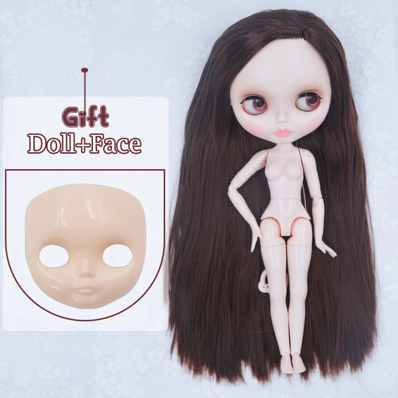 Neo Blyth кукла NBL Заказная блестящее лицо, 1/6 BJD шарнирная кукла Ob24 кукла Blyth для девочки, игрушки для детей YM03 - Цвет: FYM17