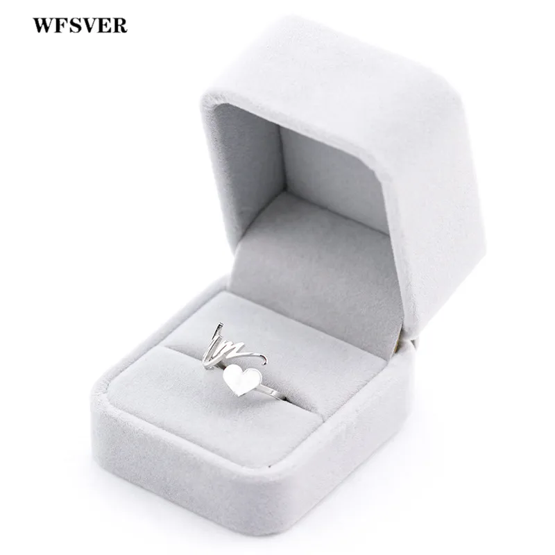 

WFSVER Velvet Wedding Engagement Ring Chain Necklace Box For Earrings Necklace Bracelet Jewelry Display Packaging Box Holde