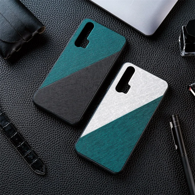 Чехлы для Huawei Honor 20 Pro Роскошный чехол из искусственной кожи мягкий силиконовый