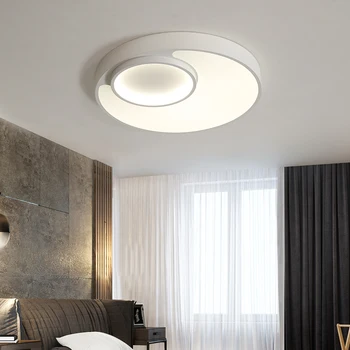 

Modern led children's room lamp bedroom lamp living room dining room hotel ceiling lamp white/black 26W LED neutral light