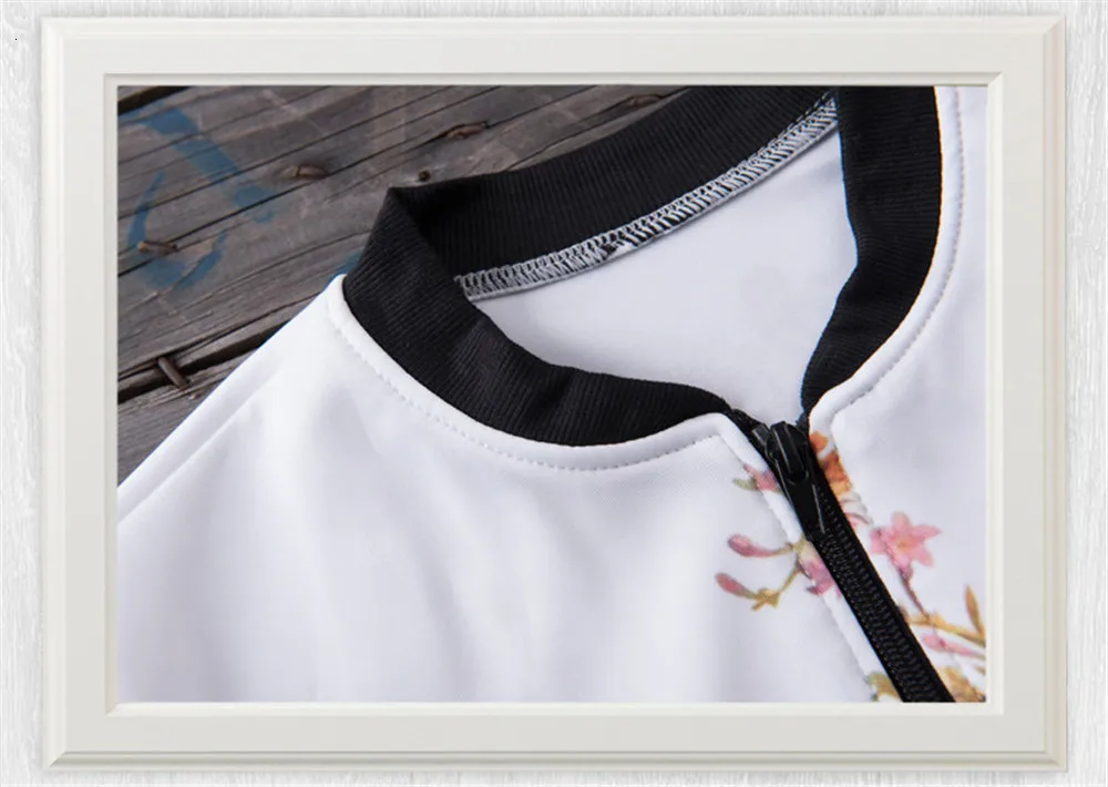 Лидер продаж, Брендовая женская куртка-бомбер с объемным цветочным принтом, модная пикантная куртка, короткие пальто, верхняя одежда, базовые куртки