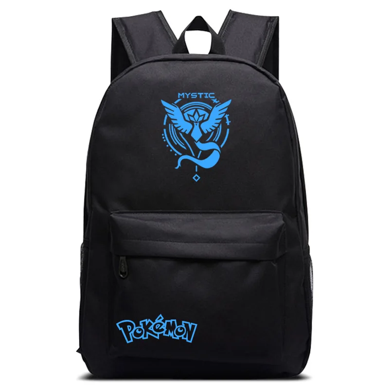 Pokemon Go Team Instinct/Valor/Mystic рюкзак, школьные сумки для подростков, девочек и мальчиков, рюкзак для ноутбука, дорожные сумки, Детская сумка для книг - Цвет: 6