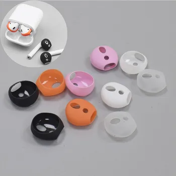

2 Pairs Super Thin Earpods Covers Tips Silicon Replacement Earbuds for Apple AirPods 2/1 Wireless Earphone Fit in Earpod Case