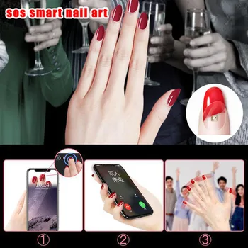 

Smart Nail Chip Soft Skin-Friendly Flexible Smart Nail Sticker Built-in Chip Smart Devices Smart Accessories H-best